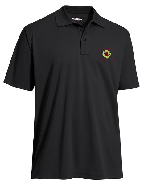 Men's Solid Performance Football Polo